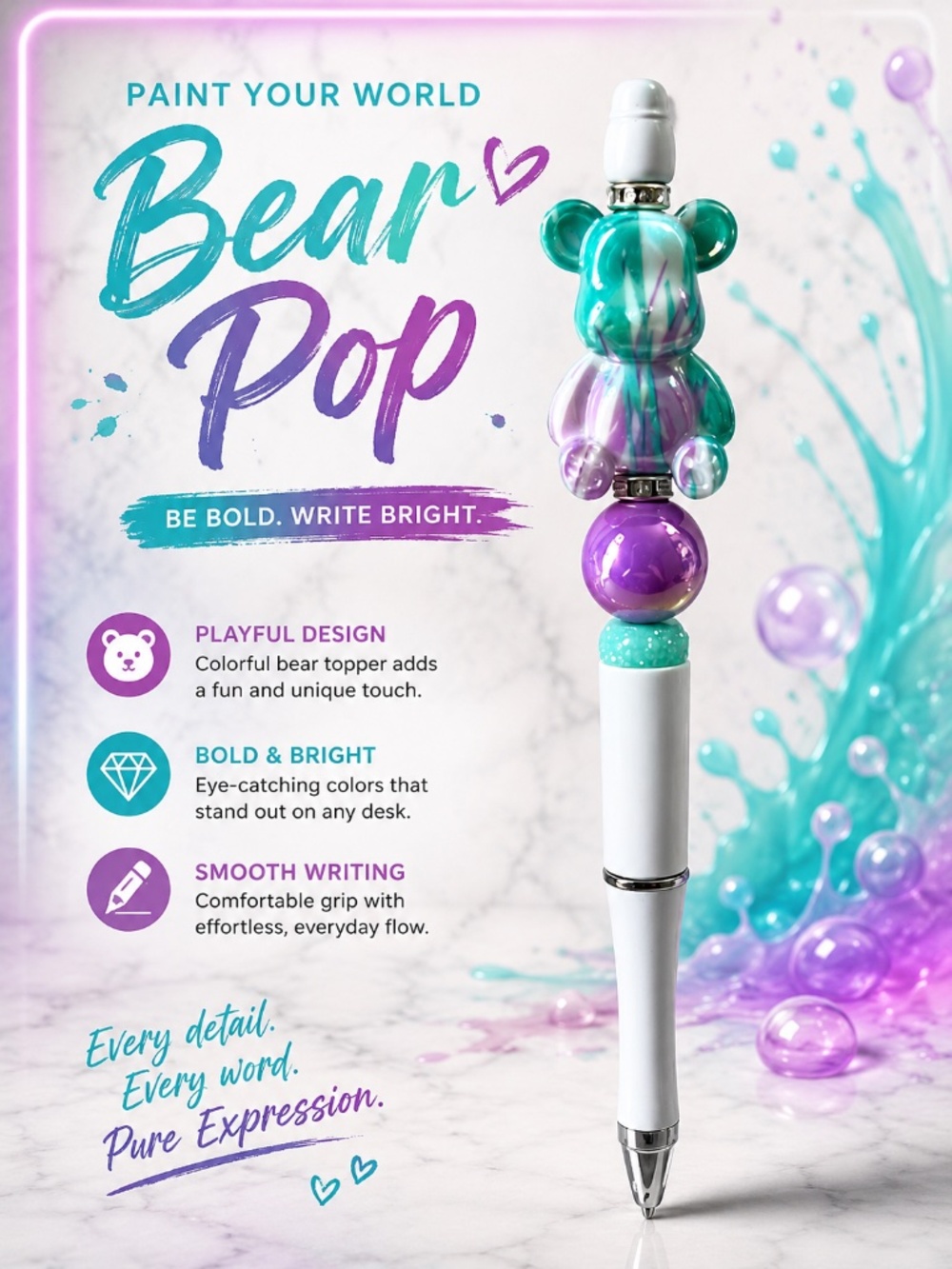 Color Rush Bear Pen